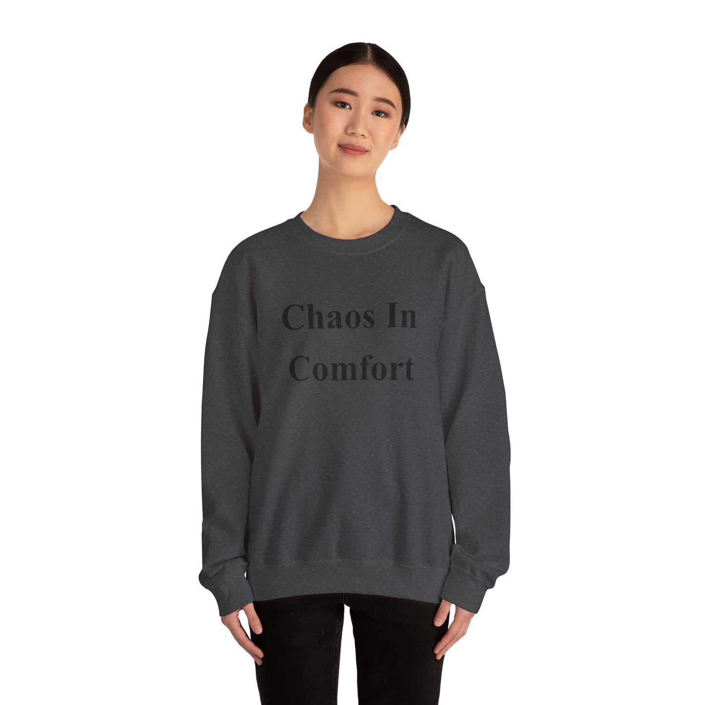 Chaos In Comfort - Unisex Heavy Blend™ Crewneck Sweatshirt