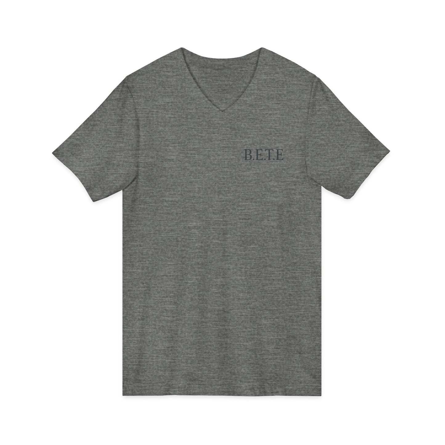 B.E.T.E - T-shirt unisexe à manches courtes en jersey et col en V