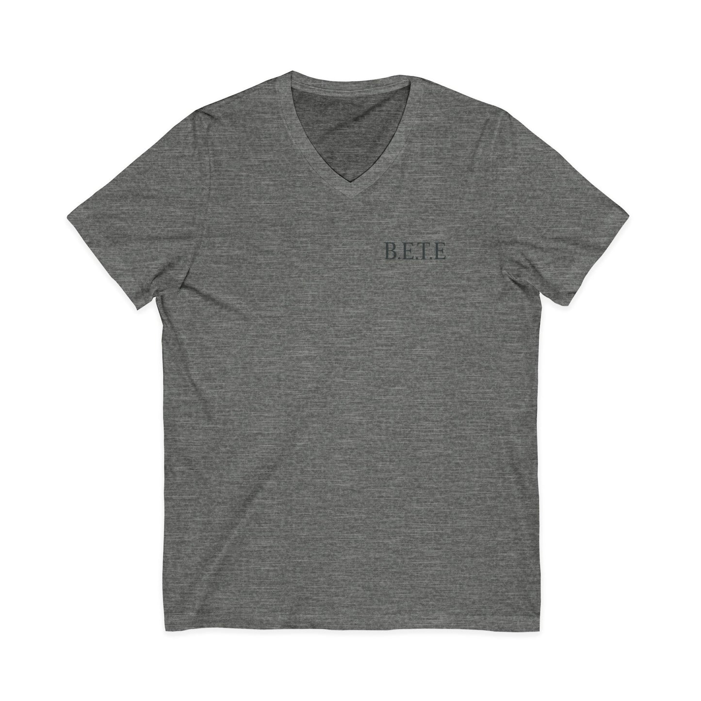 B.E.T.E - T-shirt unisexe à manches courtes en jersey et col en V
