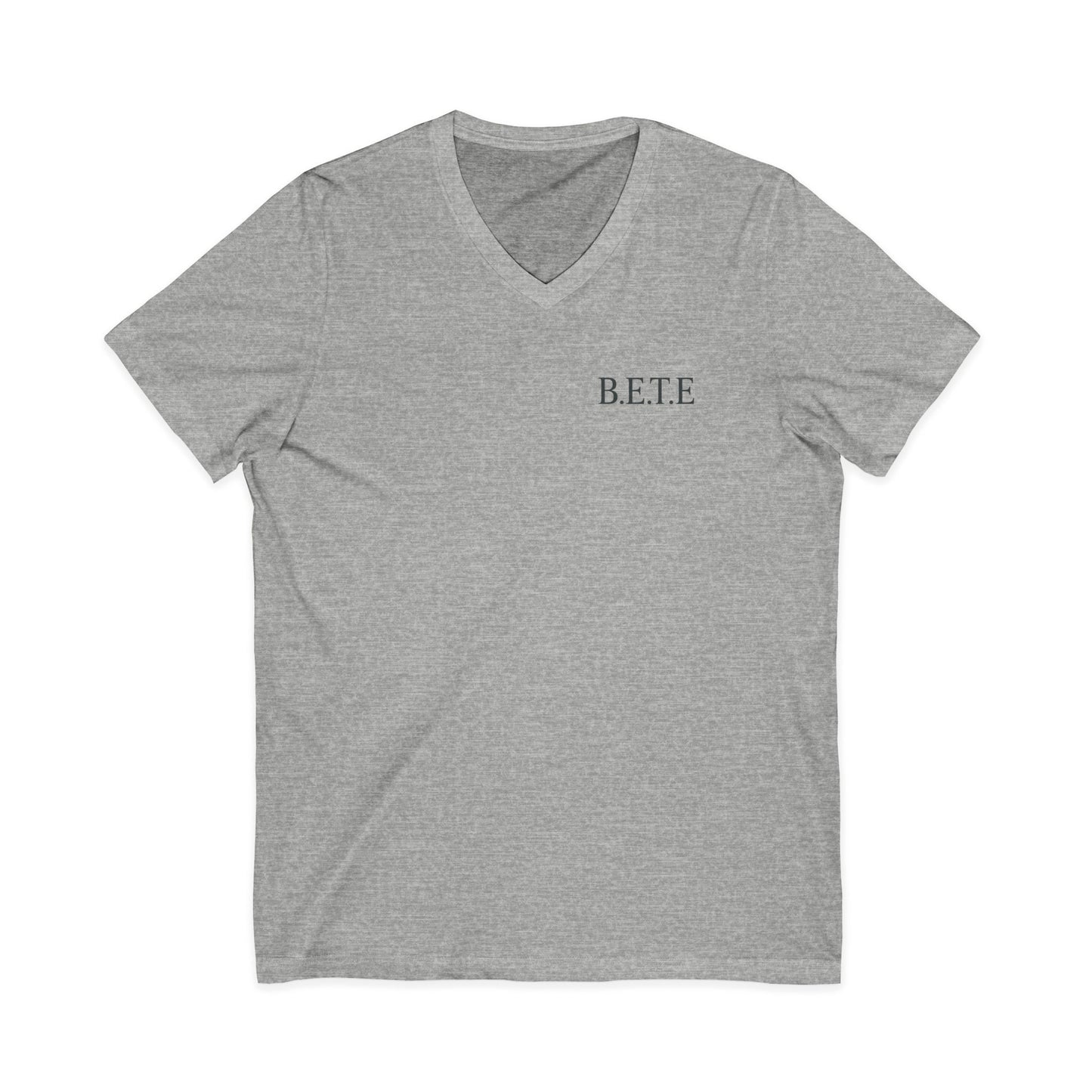 B.E.T.E - T-shirt unisexe à manches courtes en jersey et col en V