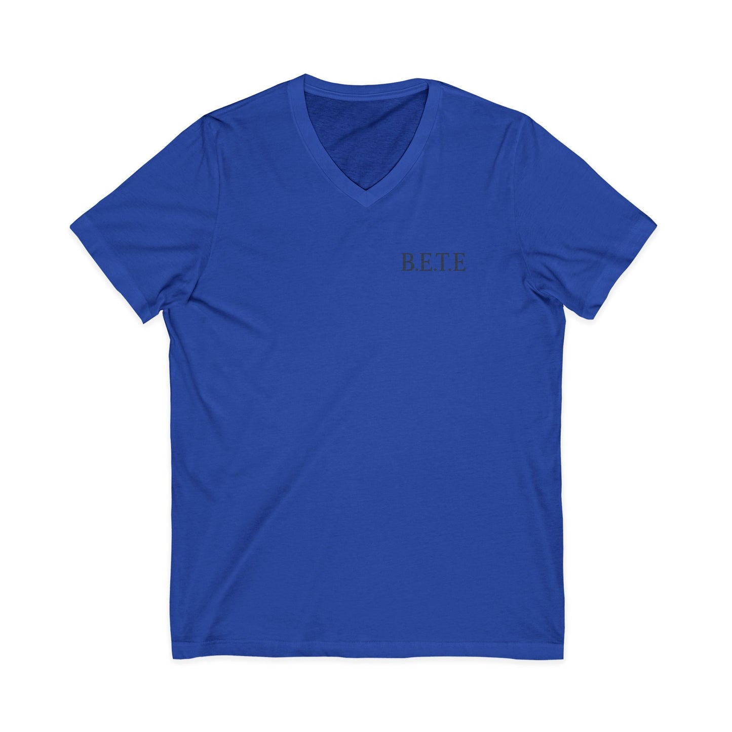 B.E.T.E - T-shirt unisexe à manches courtes en jersey et col en V