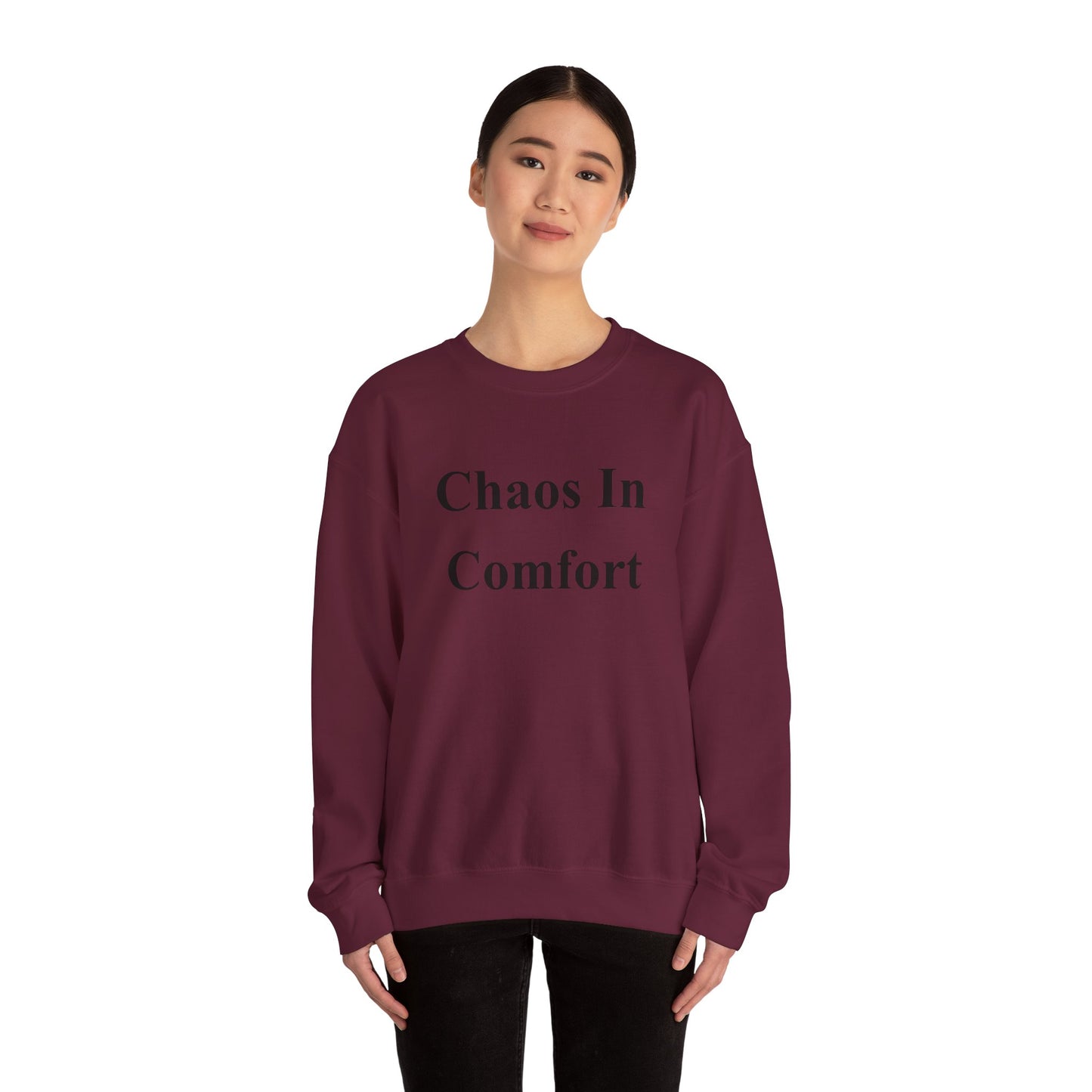 Chaos In Comfort - Unisex Heavy Blend™ Crewneck Sweatshirt