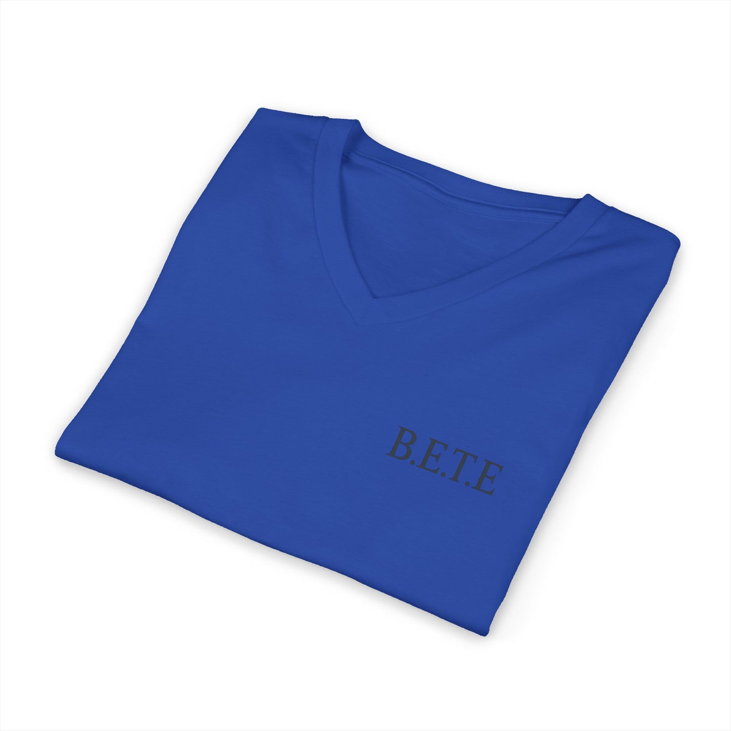 B.E.T.E - T-shirt unisexe à manches courtes en jersey et col en V