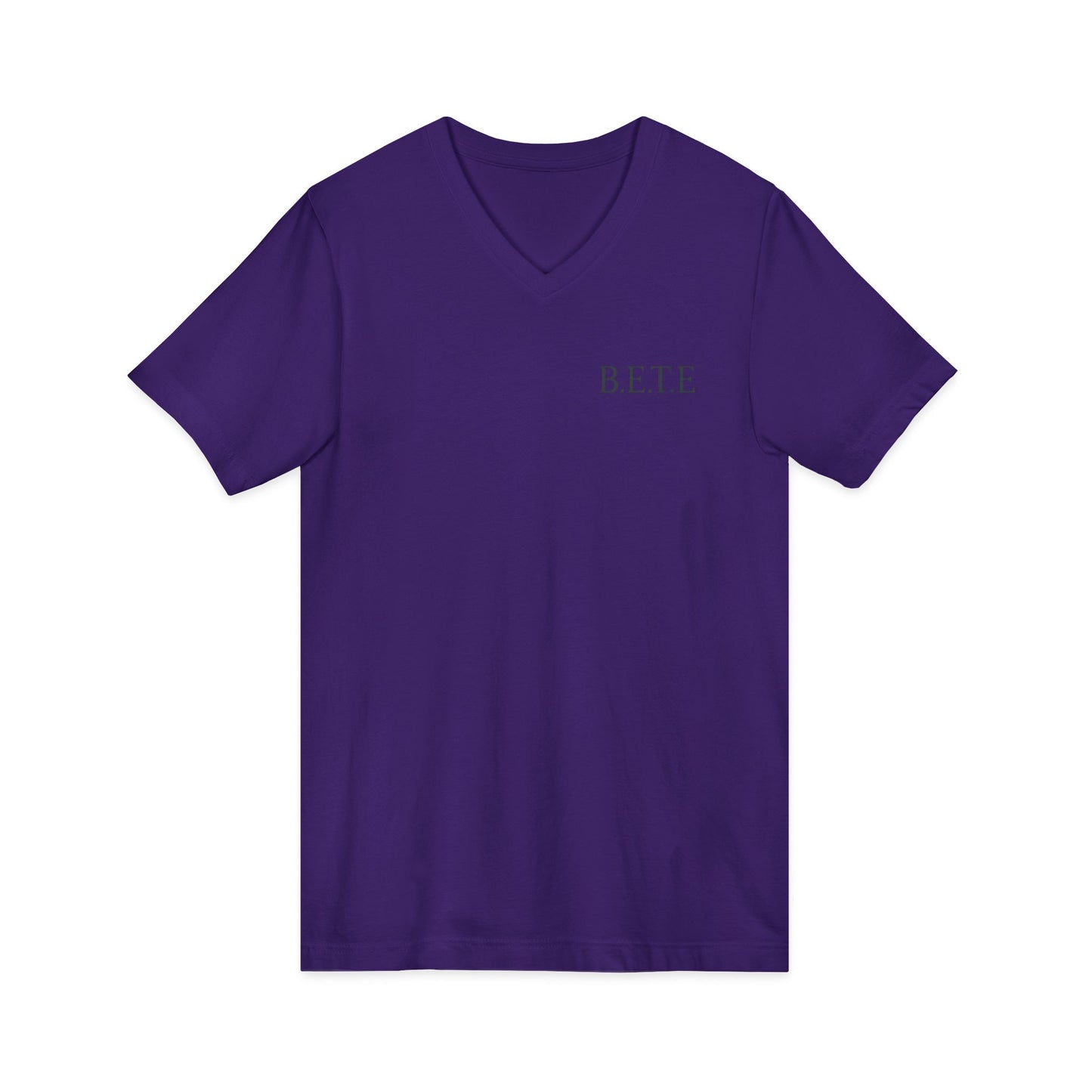 B.E.T.E - T-shirt unisexe à manches courtes en jersey et col en V
