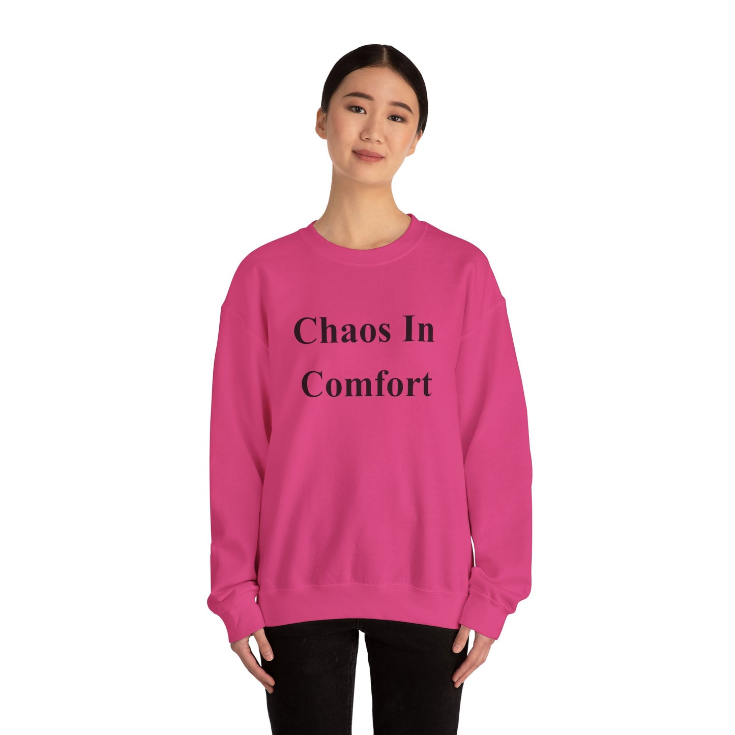 Chaos In Comfort - Unisex Heavy Blend™ Crewneck Sweatshirt