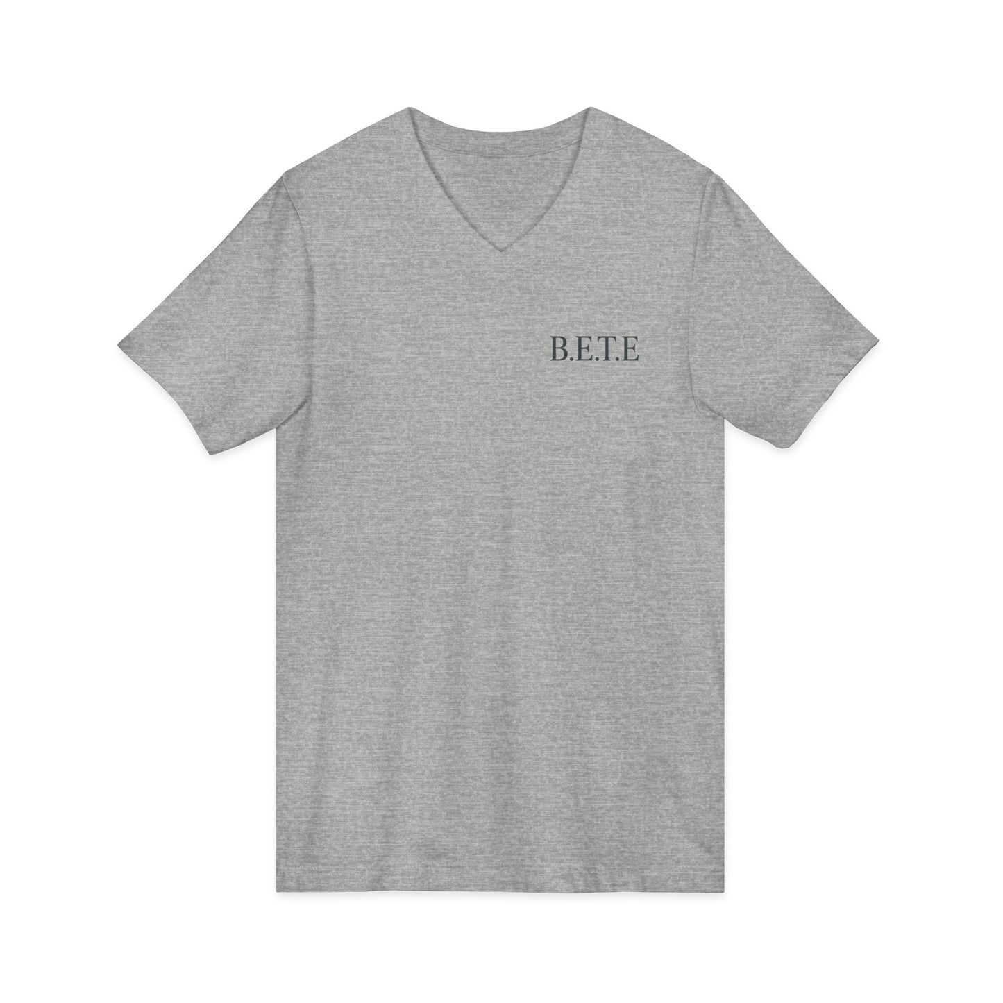 B.E.T.E - T-shirt unisexe à manches courtes en jersey et col en V
