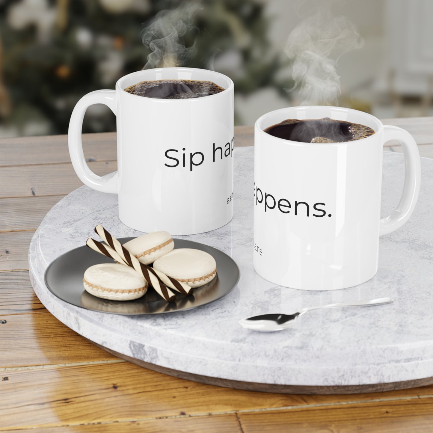 Sip Happens. Ceramic Mugs.