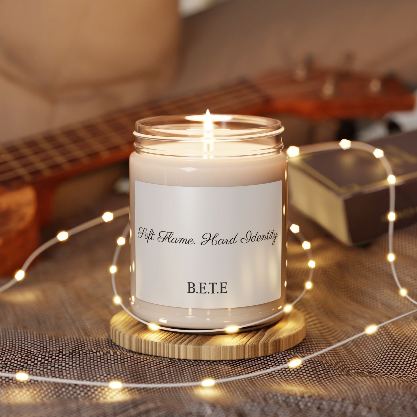B.E.T.E - Scented Soy Candle - Soft flame. Hard identity.