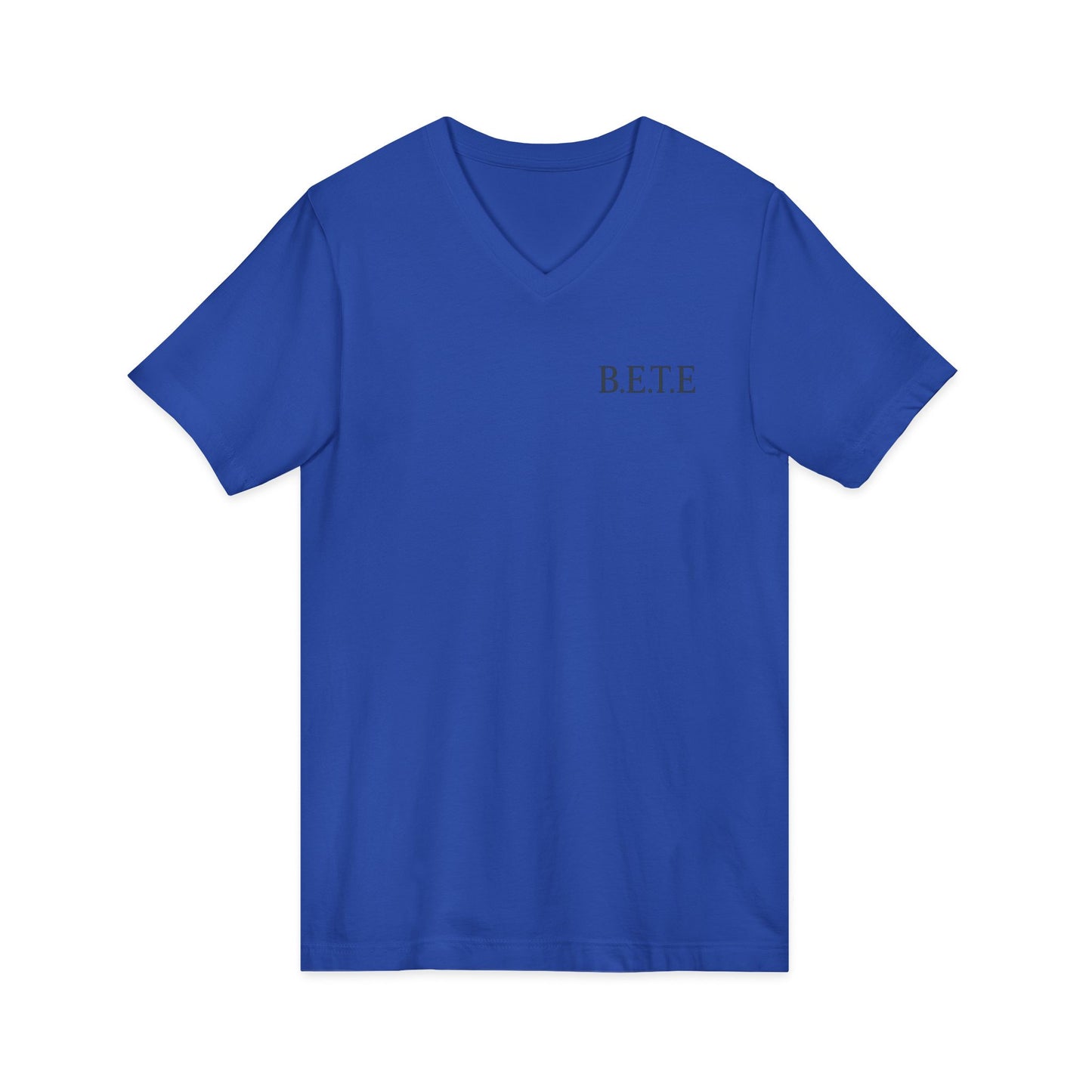 B.E.T.E - T-shirt unisexe à manches courtes en jersey et col en V