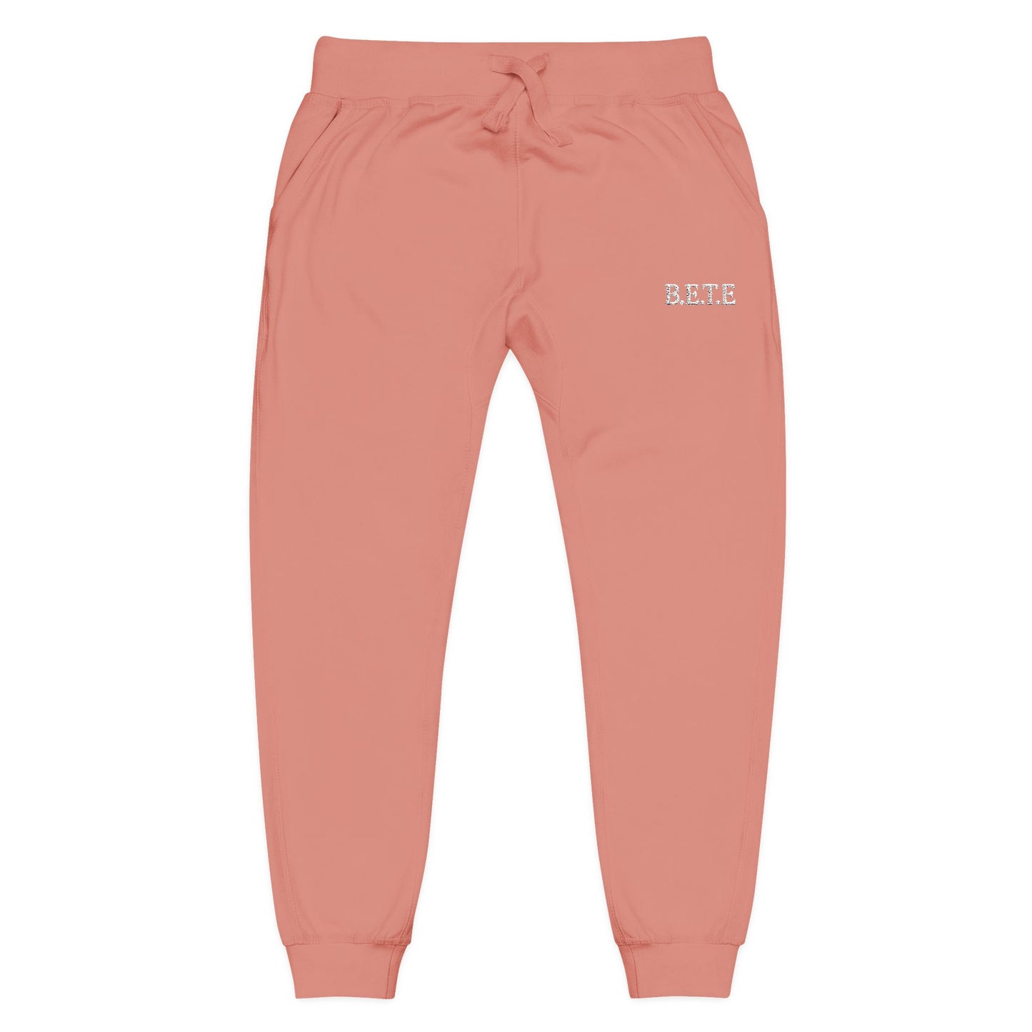 Embroidered 'B.E.T.E' Fleece Sweatpants
