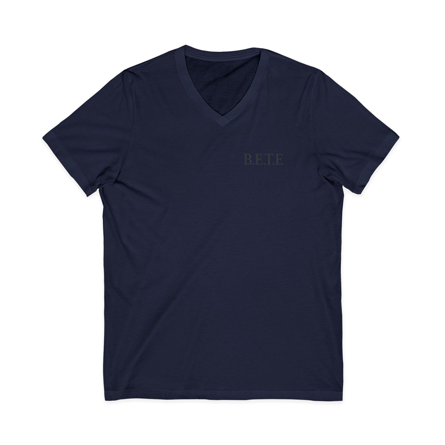 B.E.T.E - T-shirt unisexe à manches courtes en jersey et col en V
