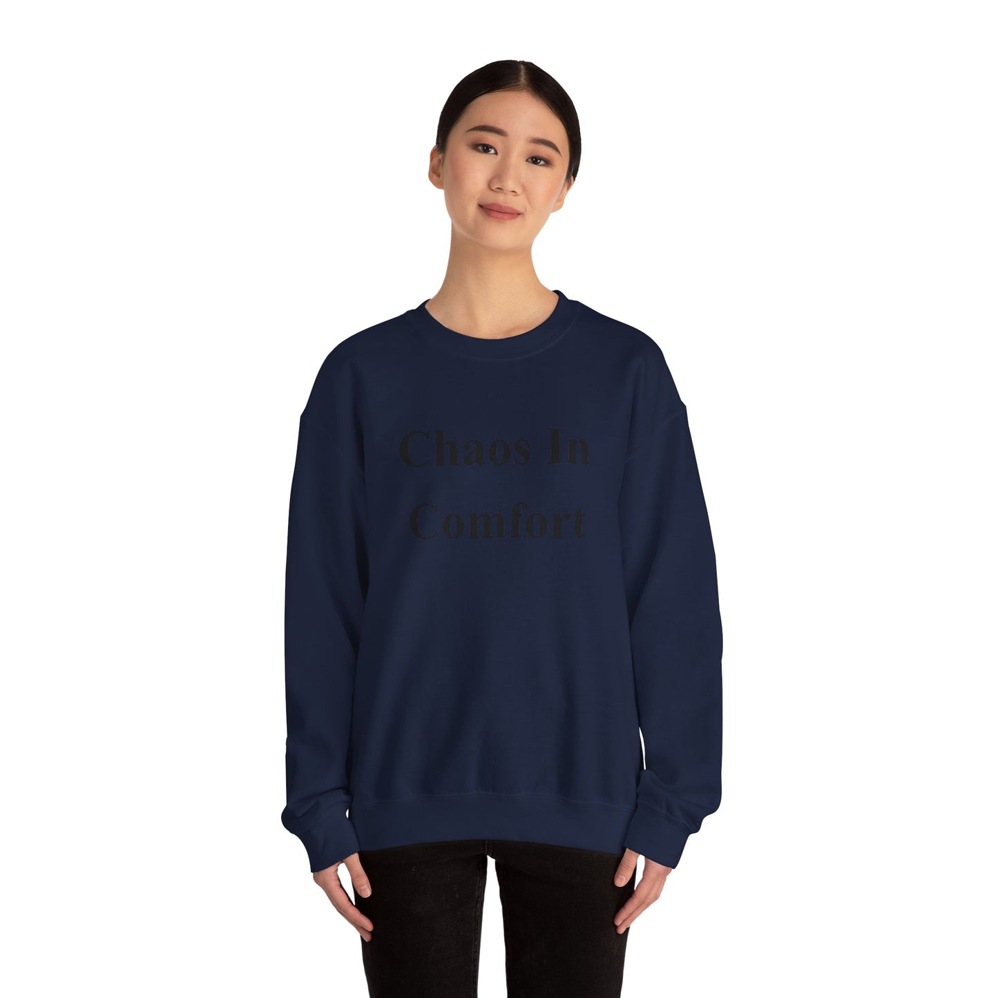 Chaos In Comfort - Unisex Heavy Blend™ Crewneck Sweatshirt