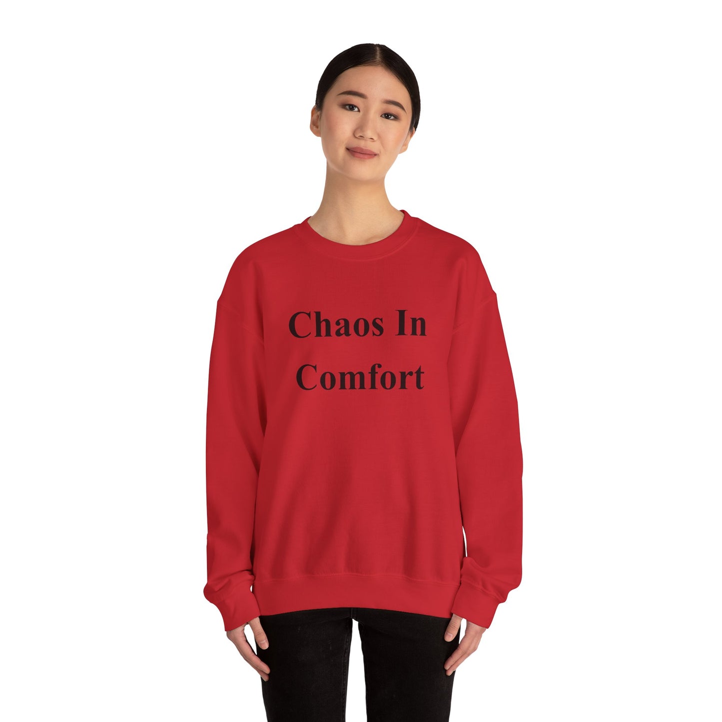 Chaos In Comfort - Unisex Heavy Blend™ Crewneck Sweatshirt