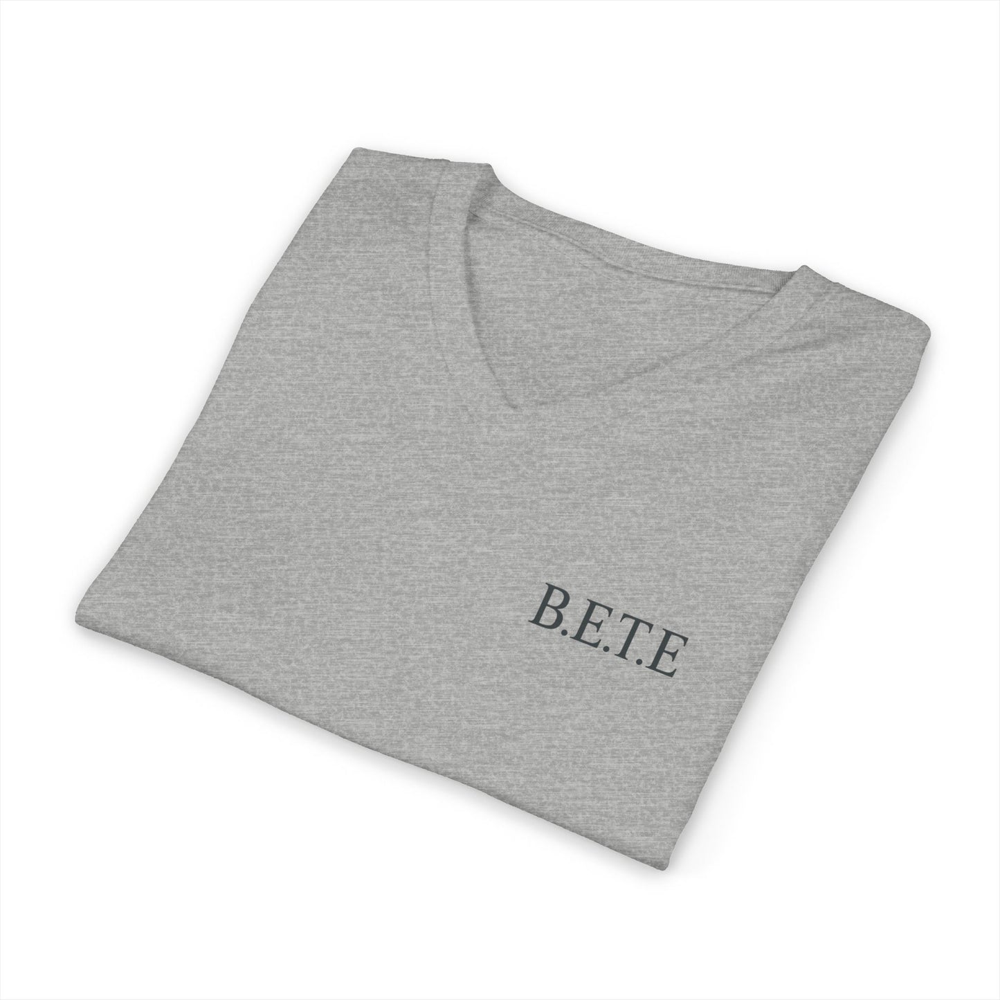 B.E.T.E - T-shirt unisexe à manches courtes en jersey et col en V