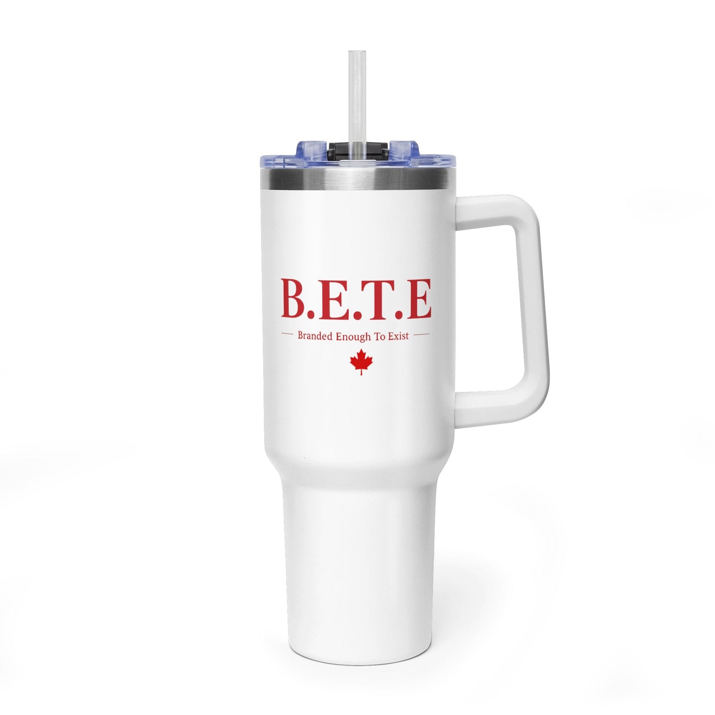 B.E.T.E. - 40oz Vacuum Insulated Tumbler with Handle