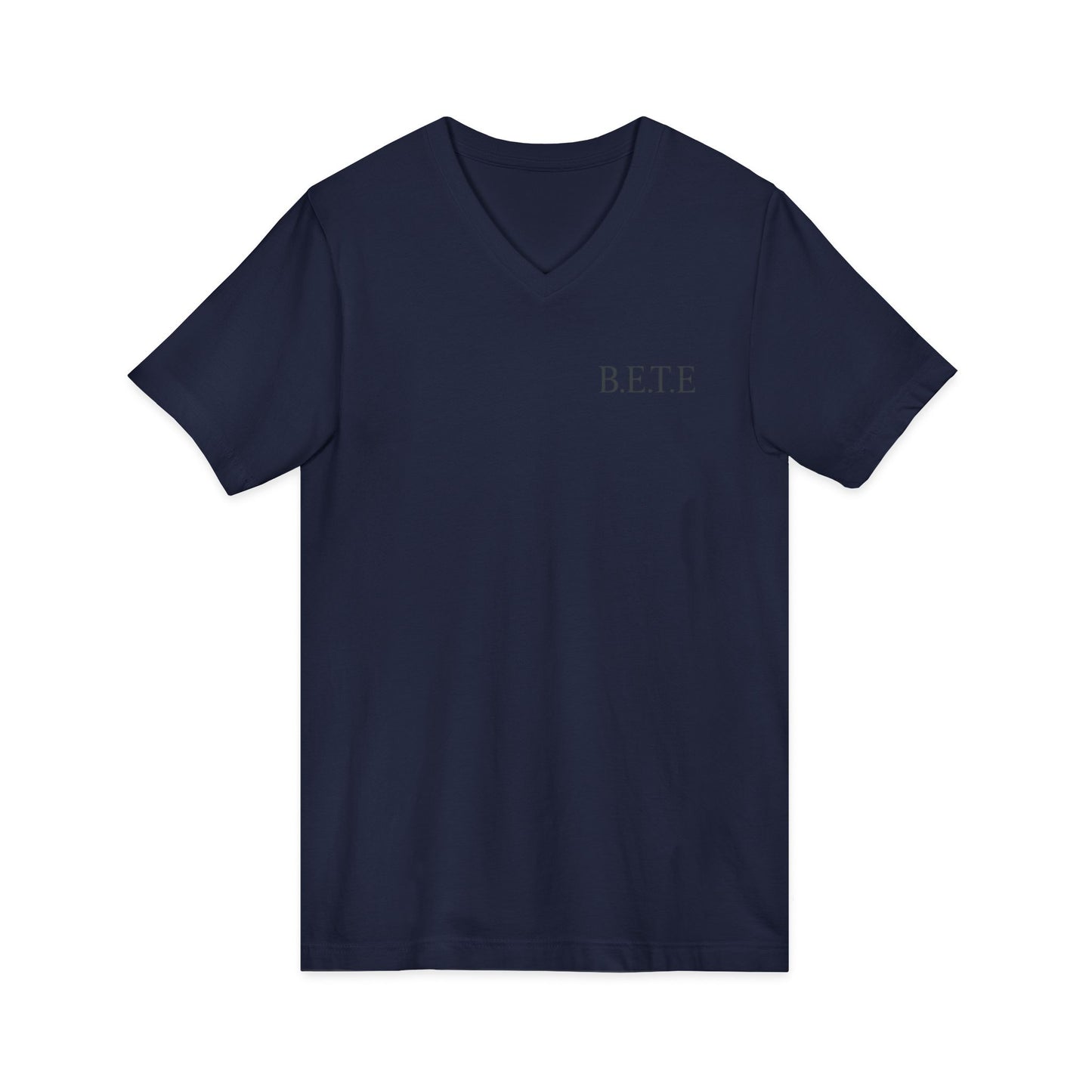 B.E.T.E - T-shirt unisexe à manches courtes en jersey et col en V