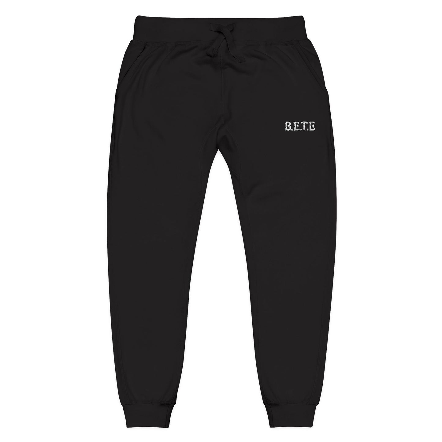 Embroidered 'B.E.T.E' Fleece Sweatpants